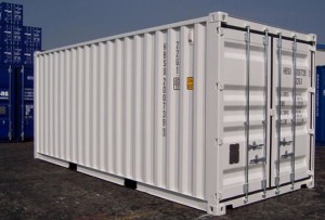 conteneur 20' neuf blanc